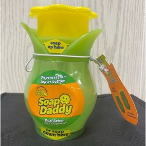 Soap Daddy Scrub Daddy Dual Action Soap Dispenser New